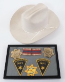 JACKIE GLEASON BUFORD T. JUSTICE HAT & BADGES