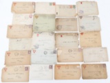 WWI US ARMY AEF 332nd INFANTRY WARTIME LETTER LOT