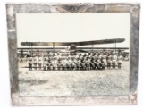 WWI US AVIATION GROUP PHOTO IN TIFFANY CO FRAME