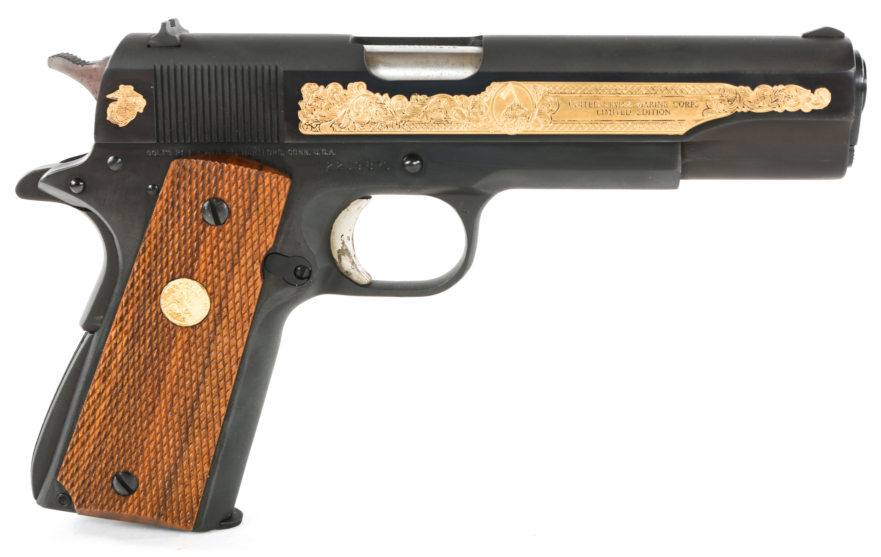 COLT SERIES 70 M1911 USMC COMMEMORATIVE PISTOL | Proxibid COLT SERIES 70 M1911 USMC COMMEMORATIVE PISTOL | Proxibid