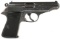 GERMAN WWII WALTHER ac MODEL PP .32 ACP PISTOL