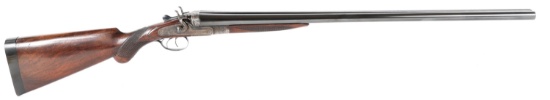 ENGRAVED MIDLAND GUN CO DOUBLE BARREL SHOTGUN