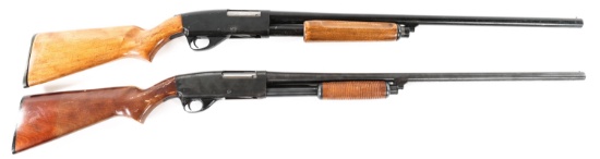 SPRINGFIELD MODELS 67F & 67 PUMP SHOTGUNS LOT OF 2
