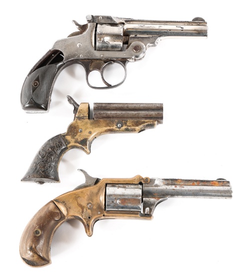 ANTIQUE REVOLVER LOT OF 3