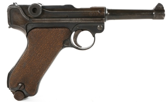 1918 DWM MODEL 1914 MILITARY P.08 LUGER 9mm PISTOL