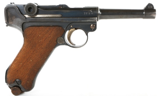 1918 DWM MODEL 1914 MILITARY P.08 LUGER 9mm PISTOL