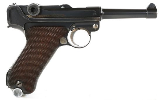 1929 DWM MODEL P.08 POLICE LUGER 9mm PISTOL