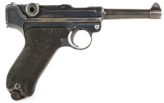 1912 IMPERIAL GERMAN ARMY ERFURT P.08 LUGER PISTOL