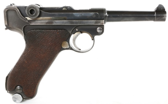 1929 DWM MODEL P.08 POLICE LUGER 9x19mm PISTOL