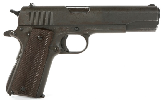 1945 WWII ARMY ITHACA MODEL 1911A1 .45 ACP PISTOL