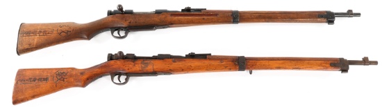 WWII JAPANESE NAVY TYPE 99 TRAINING RIFLE LOT OF 2