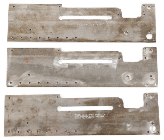 WISE LITE ARMS 1919 BROWNING SIDEPLATE LOT OF 3