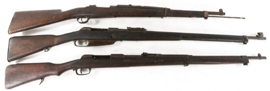 MAUSER PARTS RIFLE LOT OF 3