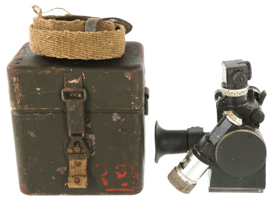 WWII GERMAN VOIGTLANDER M.G. Z.40 SCOPE WITH CASE