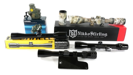 RIFLE SCOPES - BUSHNELL, REDFIELD, NIKKO
