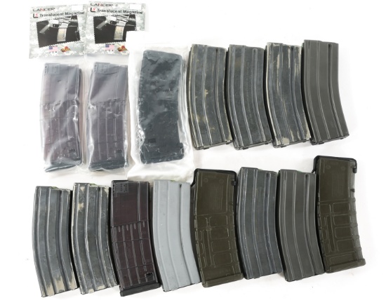AR 5.56x45mm 30 ROUND MAGAZINE LOT OF 15