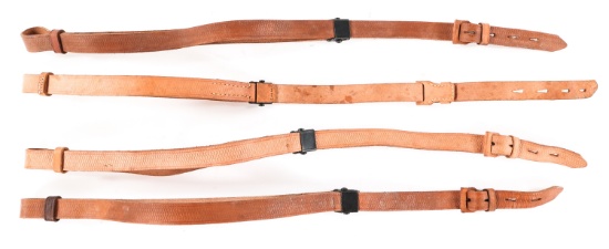 LEATHER K98 MAUSER RIFLE SLINGS LOT OF 3