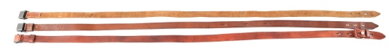 WWII GERMAN K98 MAUSER RIFLE SLINGS LOT OF 3