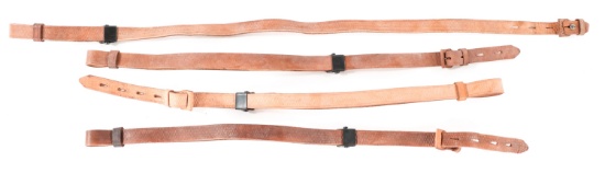 LEATHER K98 MAUSER RIFLE SLINGS LOT OF 3