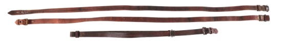 WWII GERMAN K98 MAUSER RIFLE SLINGS LOT OF 3