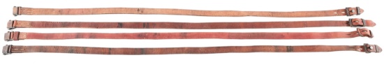 GERMAN 1942 BERLIN K98 MAUSER RIFLE SLING LOT OF 4