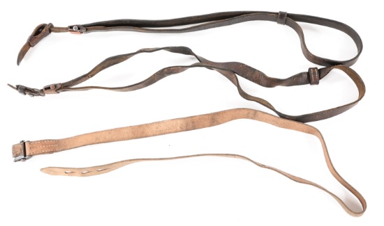 GERMAN 1942 BERLIN K98 MAUSER RIFLE SLING LOT OF 3
