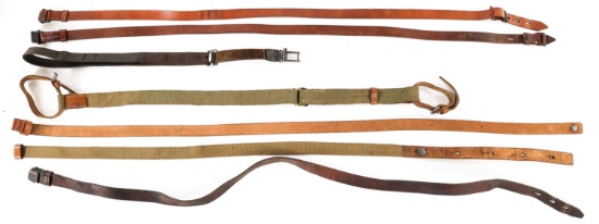 LOT OF MIXED WWII RIFLE SLINGS