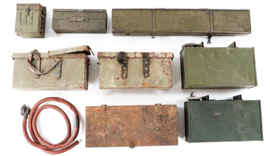 MACHINE GUN CHESTS CASES AND CANS