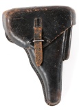 1943 WWII GERMAN P38 PISTOL LEATHER HOLSTER