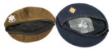 SOUTH AFRICAN MUNICIPAL POLICE BERET LOT OF 2