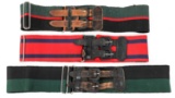 RHODESIAN SECURITY FORCES STABLE BELT LOT OF 3