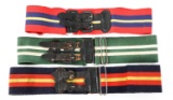 RHODESIAN SECURITY FORCES STABLE BELT LOT OF 3