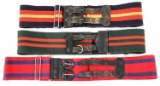 RHODESIAN SECURITY FORCES STABLE BELT LOT OF 3