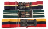 RHODESIAN SECURITY FORCES STABLE BELT LOT OF 3