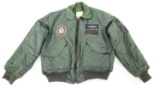 US NAVY FLIGHT JACKET CWU 45-P WITH SUB PATCHES