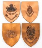 RHODESIAN BSAP & REGIMENTAL PLAQUE LOT OF 4