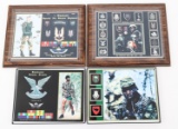 RHODESIAN SECURITY FORCES PLAQUE & FRAME LOT