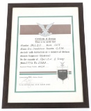 RHODESIAN SELOUS SCOUTS CERTIFICATE OF SERVICE