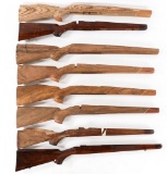 RIFLE STOCKS LOT OF EIGHT