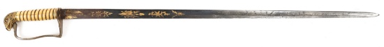 US MODEL 1821 EAGLE HEAD INFANTRY OFFICER SWORD