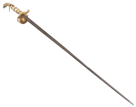 19th C. US EAGLE HEAD MILITIA SWORD