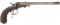 19th C. EUROPEAN NEEDLE FIRE .22 CALIBER PISTOL