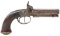 MANTON DOUBLE BARREL .50 CAL PERCUSSION PISTOL
