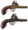 PAIR OF LONDON .44 CALIBER FLINTLOCK PISTOLS