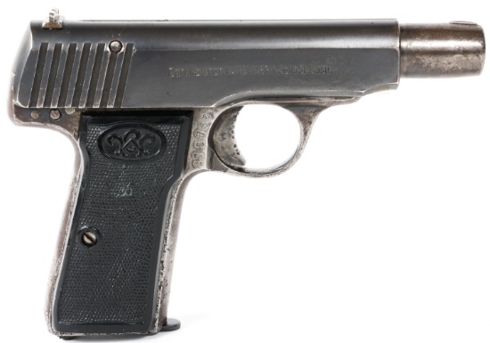 WALTHER MODEL 4 SEMI AUTOMATIC 7.65mm PISTOL