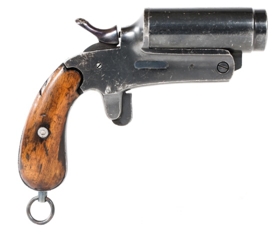 WWII GERMAN DRUCKKNOPF 26.5mm FLARE PISTOL