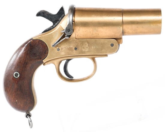 1917 WWI WEBLEY & SCOTT NO.1 MK.III* FLARE PISTOL