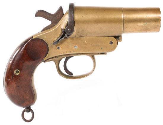 1915 WWI WEBLEY & SCOTT NO.1 MK. III FLARE PISTOL
