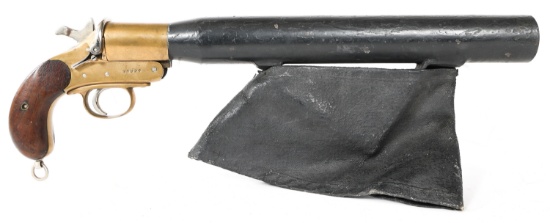 BRITISH SCHERMULY LINE THROWER / FLARE PISTOL