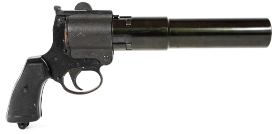 WWII UK WEBLEY & SCOTT No. 4 Mk. 1* FLARE PISTOL